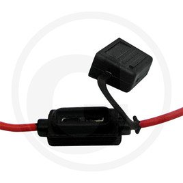 Porte fusible à fiche plate